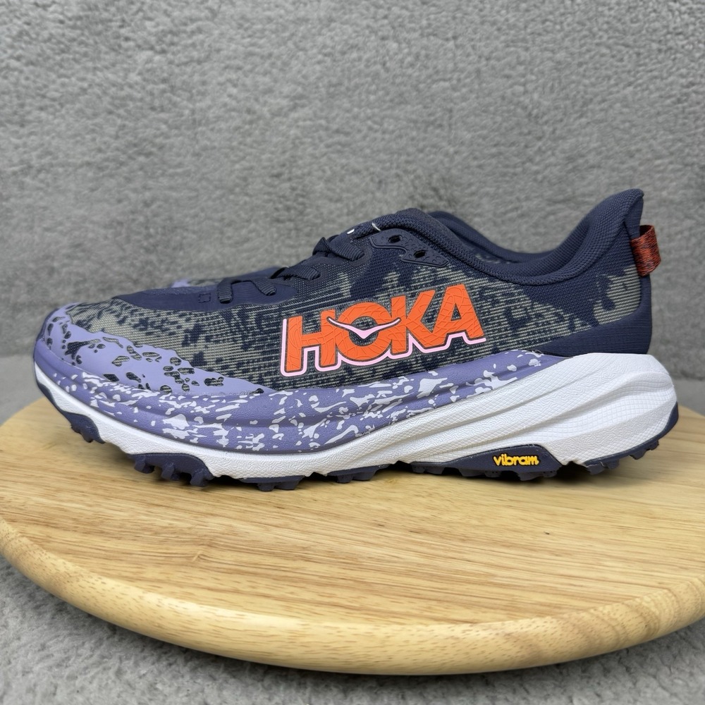 Hoka Speedgoat 6 Womens 9.5 B Nautical Dusk Sea Ice Hiking Trail Running Shoes - Picture 4 of 11